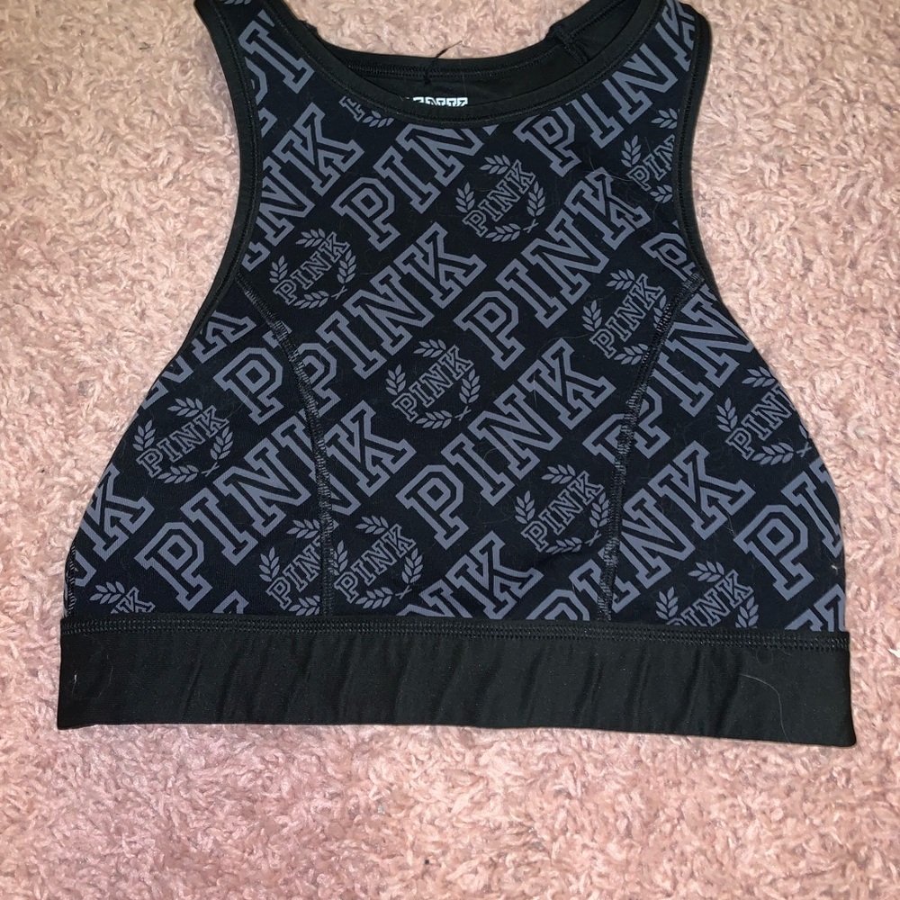 PINK reversible sports bra/workout top